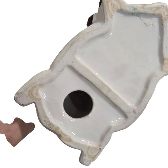 Stacked Polka Dot Piggy Bank Figurine pile if pigs cute vintage - Picture 5 of 15